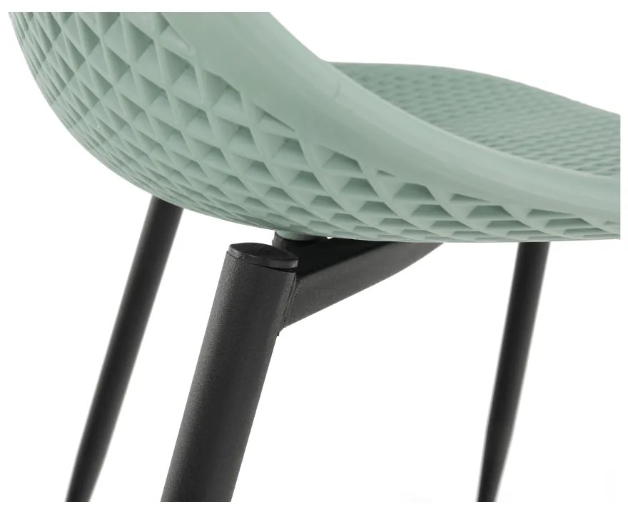 Scaun dining, verde negru, TEGRA TYP 2