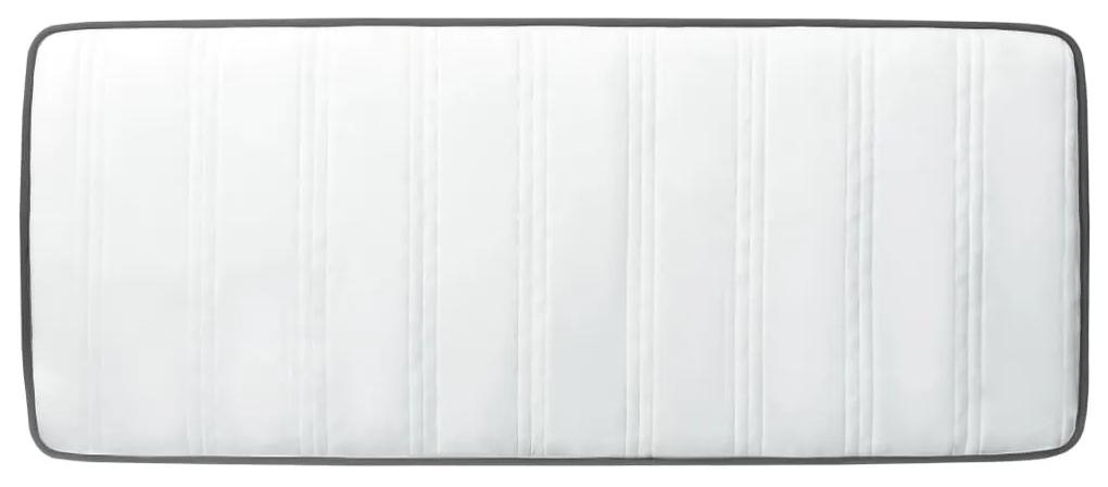 Pat continental, gri inchis, 120x200 cm, material textil 24.5 cm, 120 x 200 cm