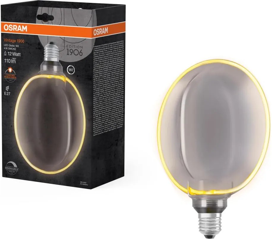 Bec LED vintage cu filament E27/4W/230V 1800K - Osram