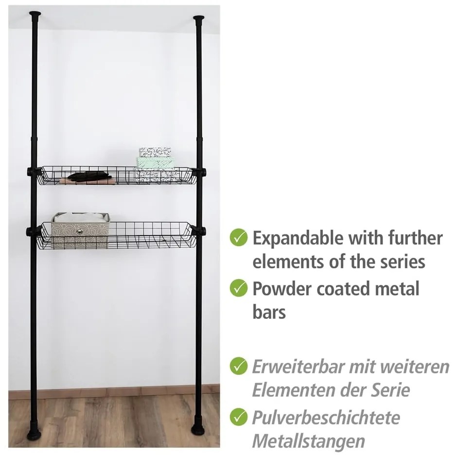 Organizatoare pentru șifonier 2 buc. din metal Herkules – Wenko