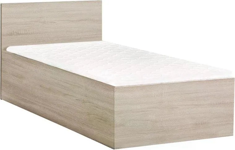 Pat SOFIA 80 x 200 cm, stejar sonoma Saltele: Fara saltea, Somiera pat: Cu lamele curbate