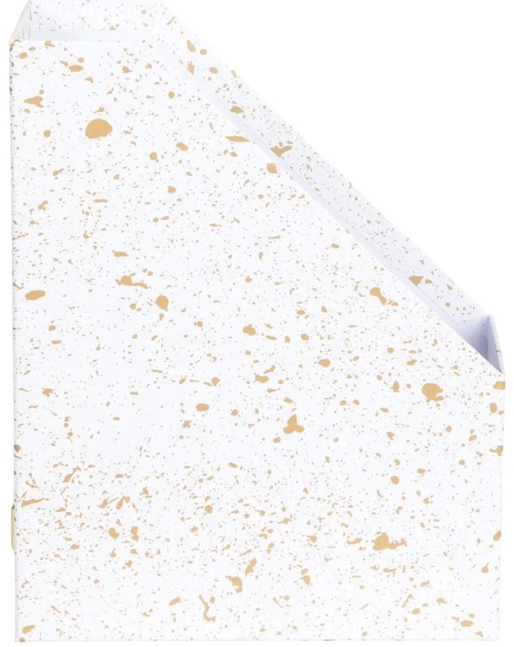 Organizator pentru documente Bigso Box of Sweden Estelle, alb-auriu