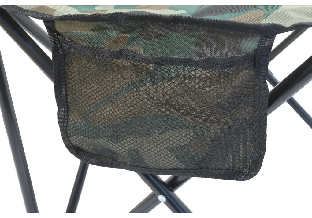 Cattara 13450 Scaun pliant de camping Bari, armat,49 x 39 x 84 cm