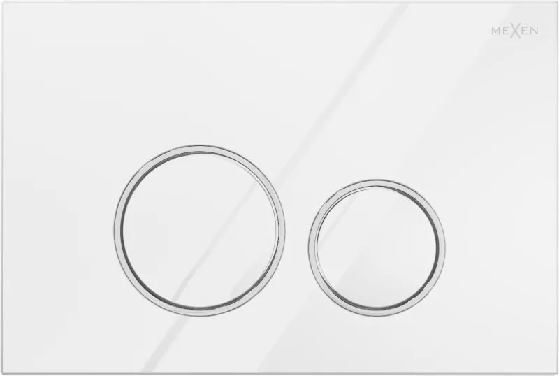 Mexen Fenix Air 05 buton de spălare pneumatic, alb lucios - 6A0500