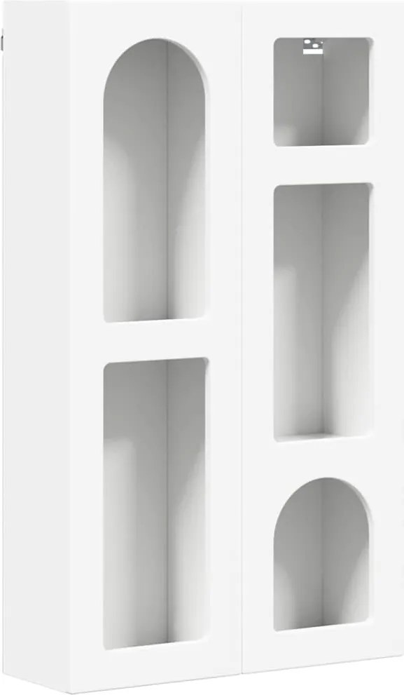 vidaXL Dulap suspendat cu raft Alb 59 x 20 x 100 cm Lemn compozit