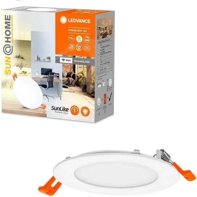 Ledvance - Lampă LED încastrabilă dimabilă SUN@HOME LED/8W/230V CRI 95 Wi-Fi