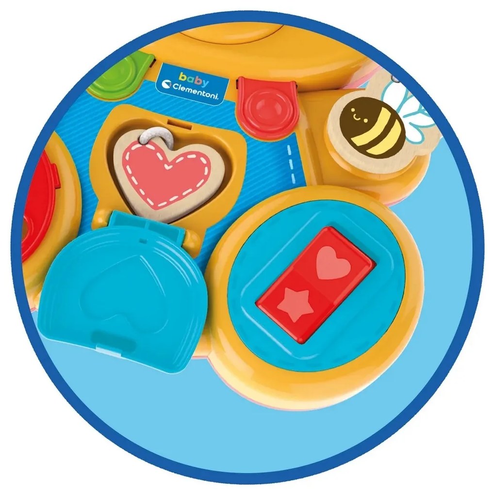 Clementoni Montessori Didactic Teddy Bear, 29 x 35x 5,5 cm