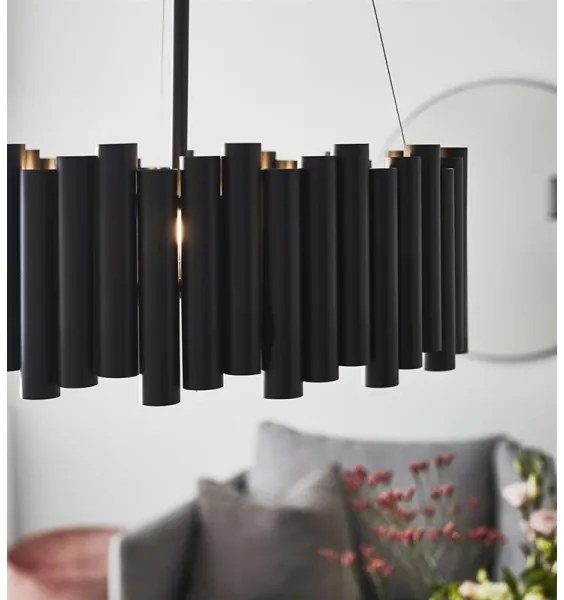 Markslöjd 107925 - Lustră pe tijă LEVEL 3xE27/60W/230V