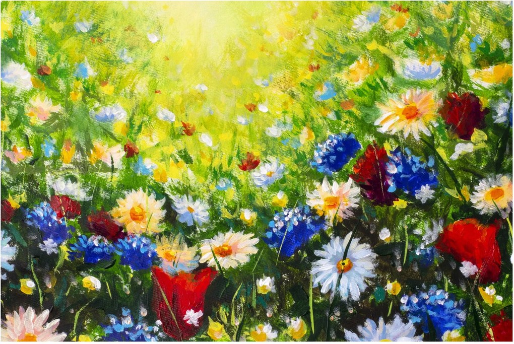 Tablou - Flori sălbatice (90x60 cm)
