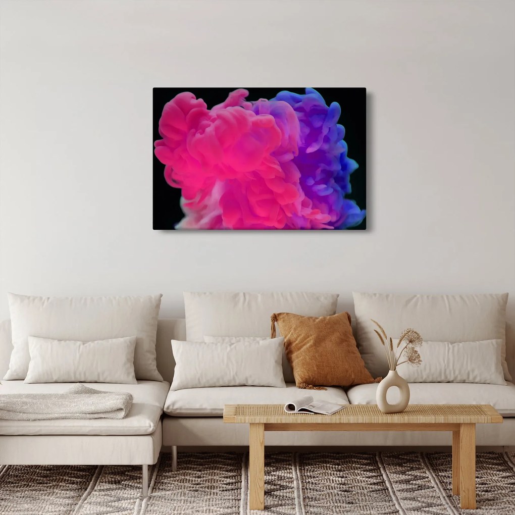 Tablou cu fum colorat (90x60 cm)