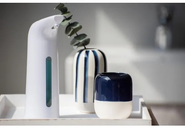 WENKO 24841100-Dozator de săpun LARINO 9x21,5 cm alb