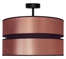 Lustră aplicată COPPER Duolla SHINY 1xE27/15W/230V d. 40 cm cupru/negru