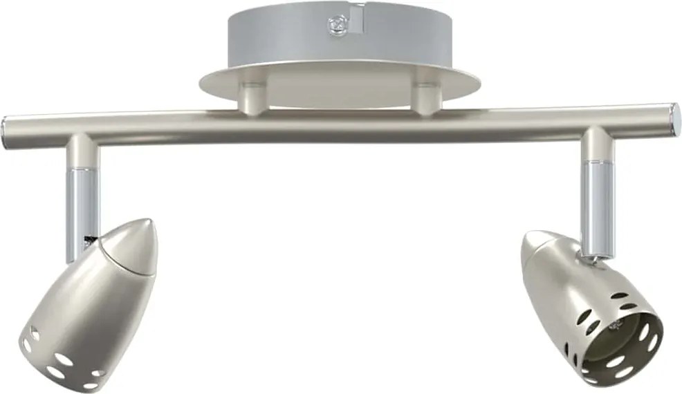 vidaXL Spot de tavan Nichel 27 x 10 x 12 cm Metal
