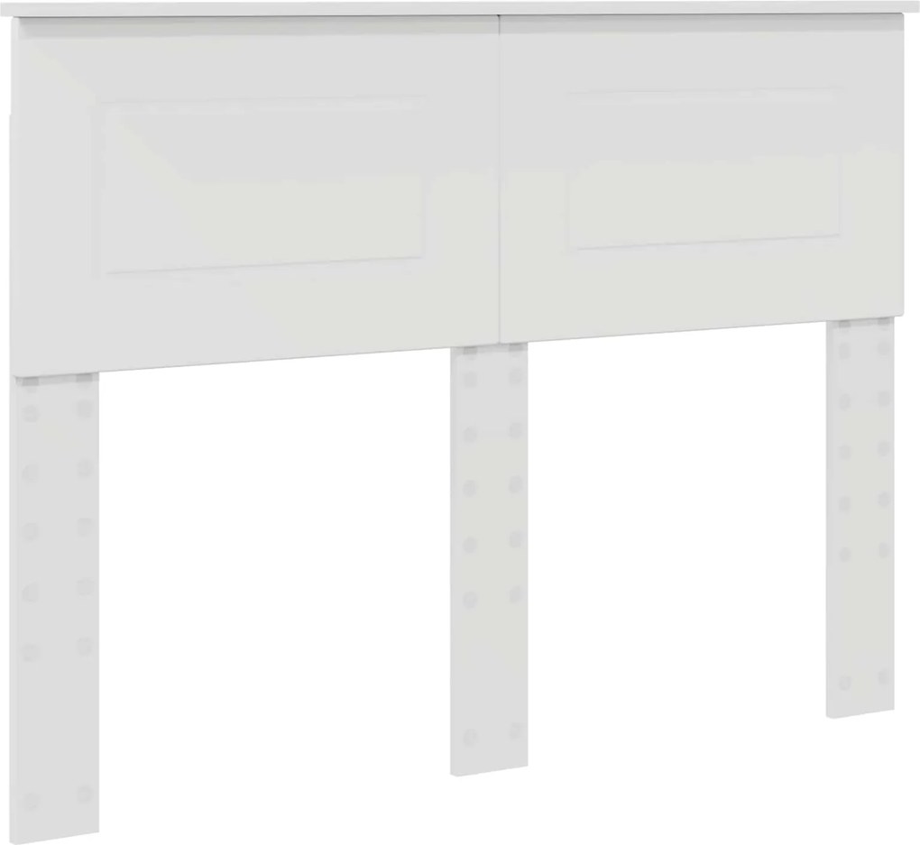 vidaXL Tăblie cap Alb 120 cm Lemn compozit