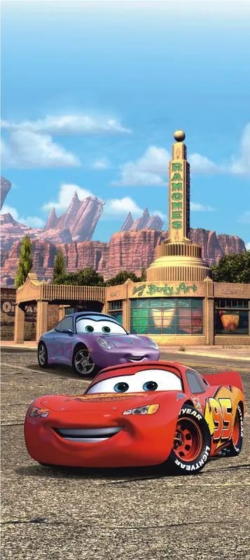 Tapet pentru u?ă - Cars Cars Disney McQueen and Sally Tapet nețesute