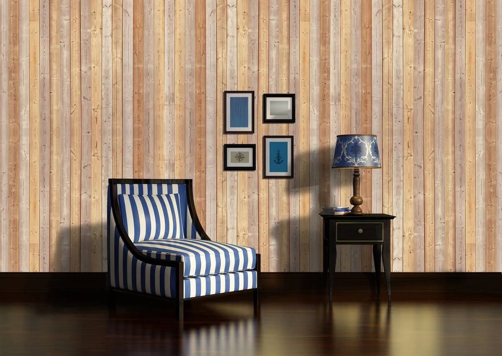 Fototapet - Textura - scănduri de lemn (152,5x104 cm)