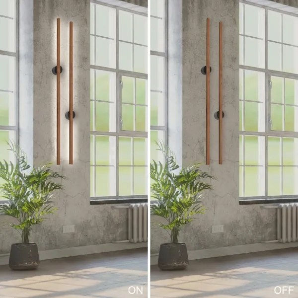 Aplică LED Brilagi WOODY LINE LED/12W/230V stejar