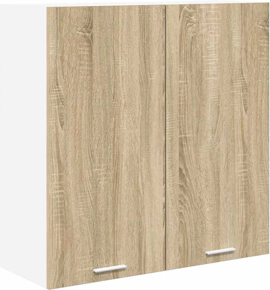 vidaXL Dulap suspendat Stejar Sonoma 80 x 31 x 80 cm Lemn compozit