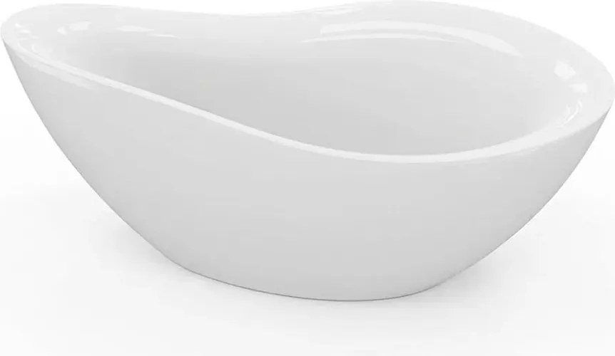 Cada freestanding Rune Oddny acril alb lucios 180x89 cm