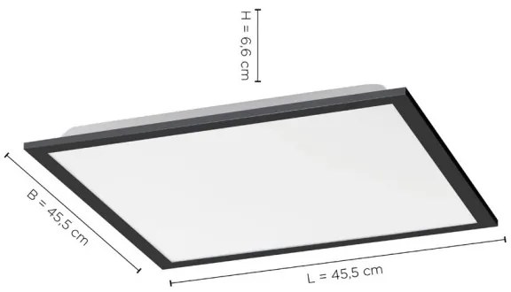 Leuchten Direkt 14755-18 LED plafonieră dimabilă FLAT LED/28W/230V +DO