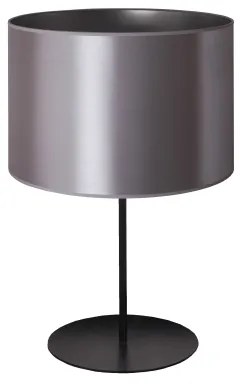 Lampă de masă Duolla CANNES 1xE14/15W/230V d. 20 cm argintiu/negru