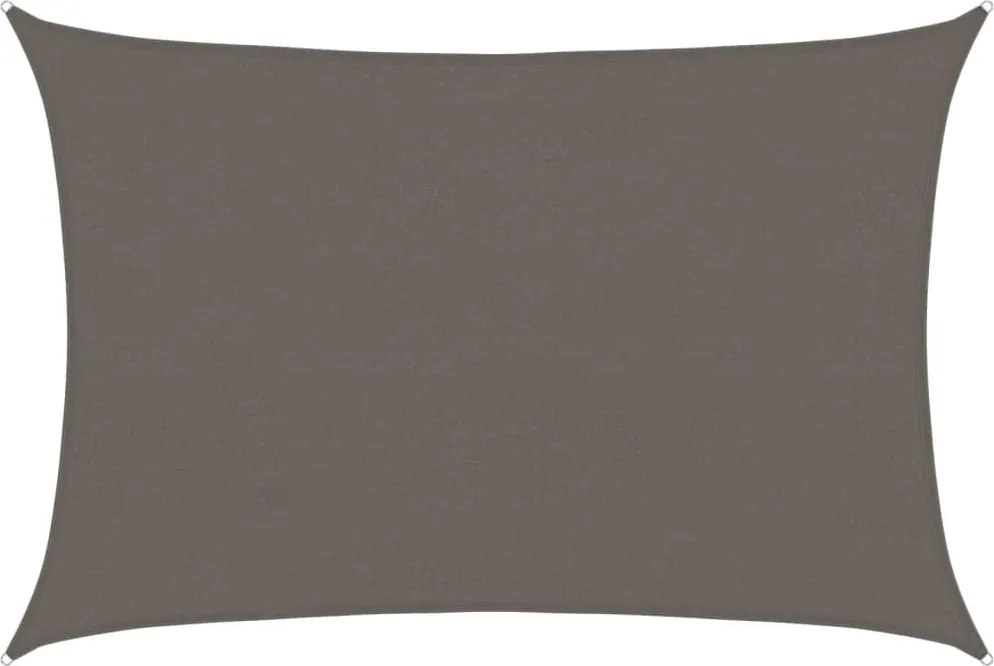 vidaXL Parasolar din HDPE deptunghiular 4x6 m, Antracit