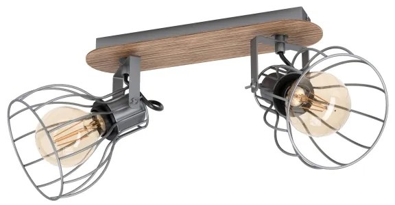 Eglo 98135 - Lampă spot SAMBATELLO 2xE27/40W/230V