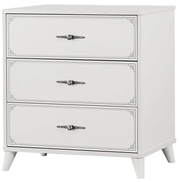 Comoda Perla S pentru camera copii 68x50x74 cm ,   Spatiu de depozitare elegant