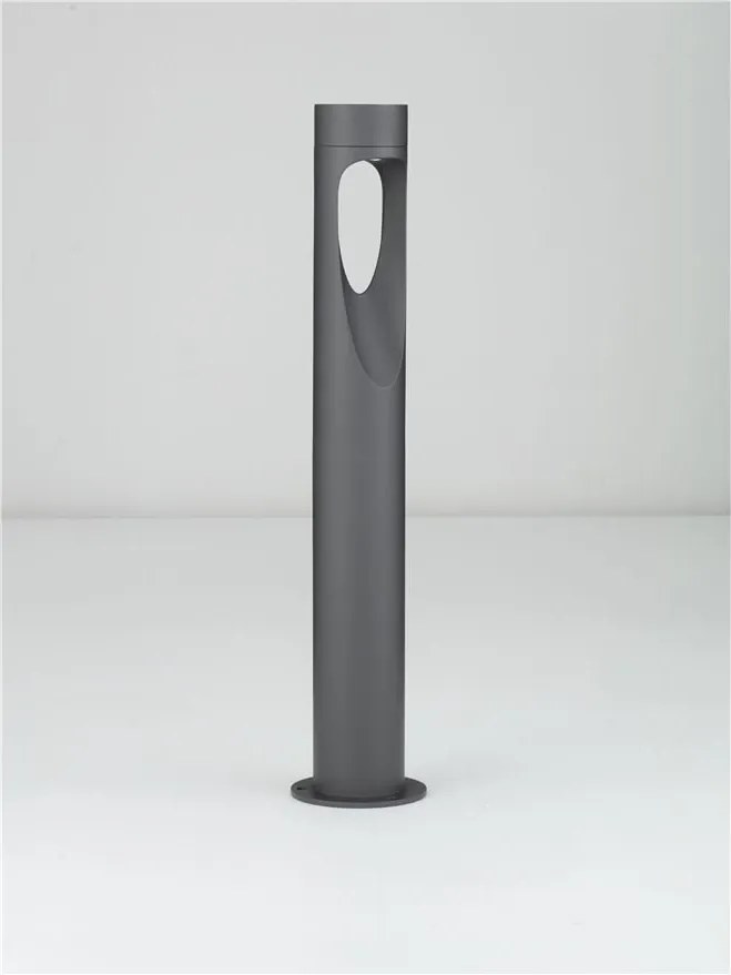 Stalp exterior IP65 LED ROW antracit H-60cm