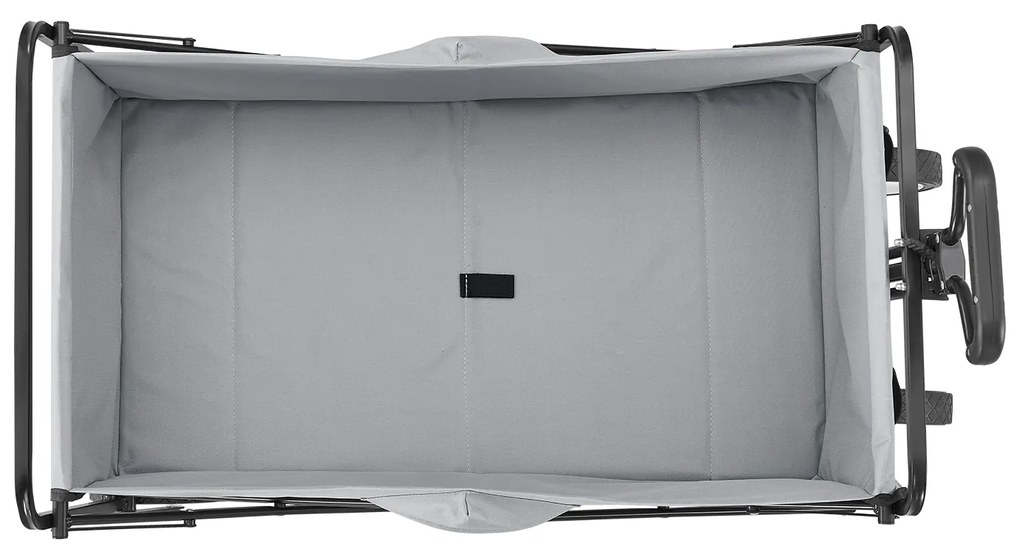 Cărucior de mână gri deschis