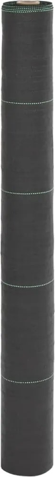 vidaXL Membrană antiburuieni, negru, 1x100 m, PP