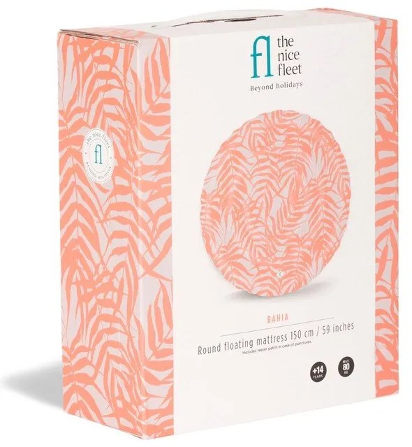 Saltea gonflabilă pentru plajă The Nice Fleet Bahia, portocaliu