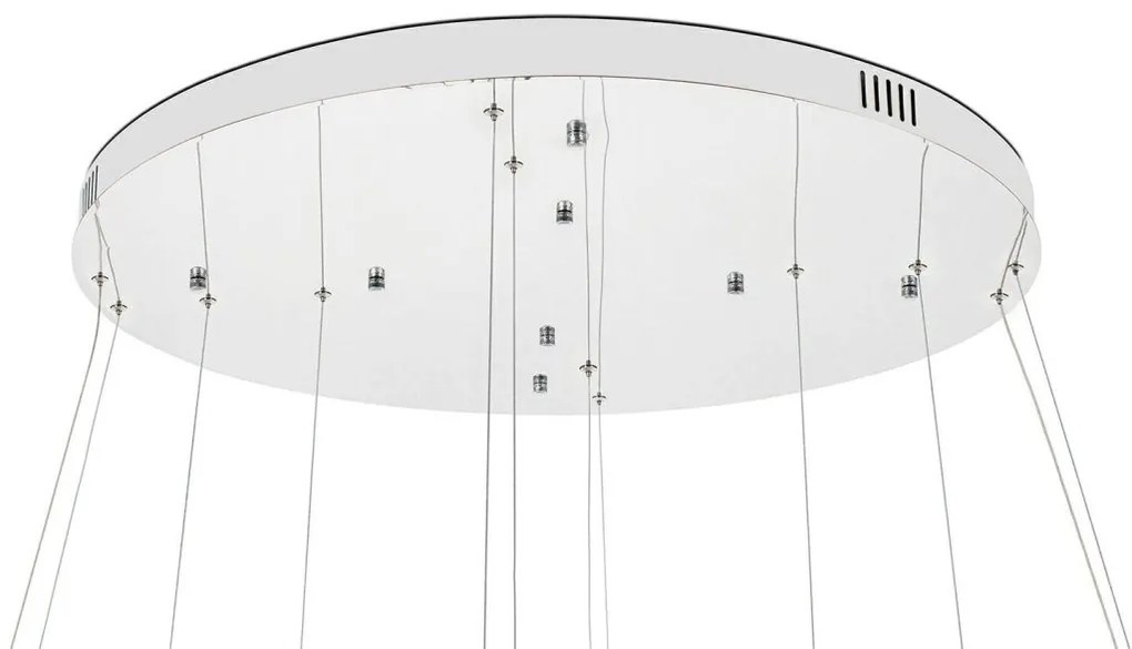 Lustra LED casa scarii design deosebit CHARMES 2B crom