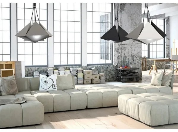 Lustră pe cablu SET 3xE27/60W/230V