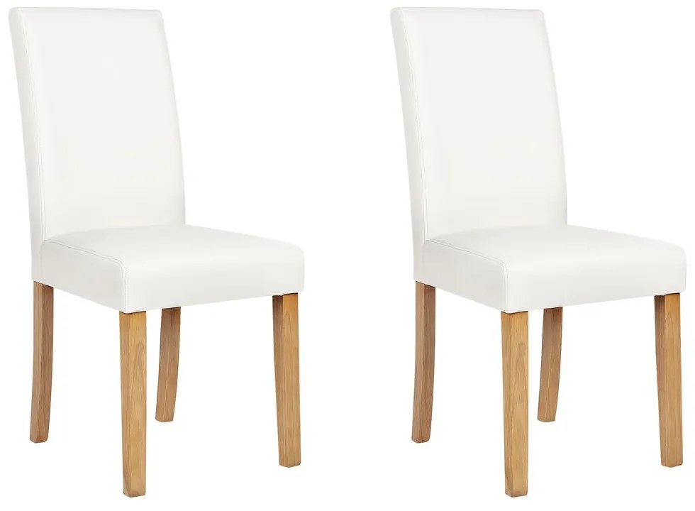 Set 2 buc. scaune pentru sufragerie Borway (alb). 1010057