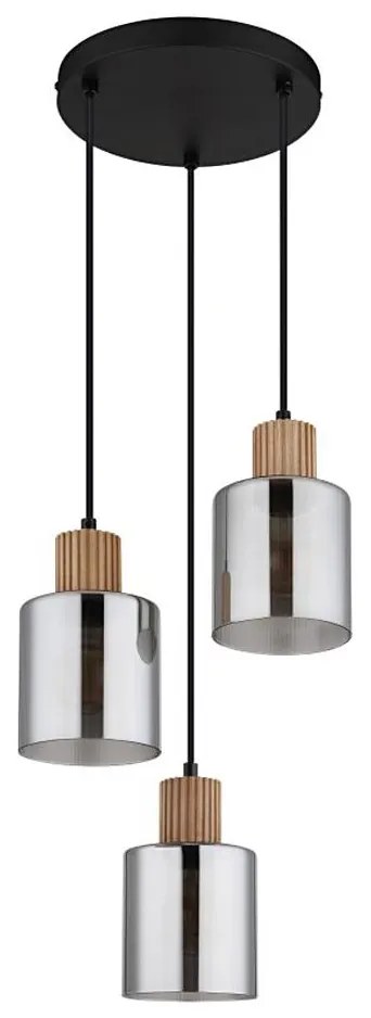 Globo 15768-3H - Lustră suspendată pe cablu ALEIDIS 3xE27/25W/230V, Ø 30 cm