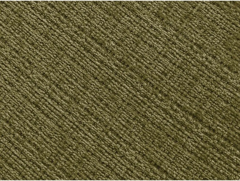 Colțar kaki cu tapițerie din chenille (cu colț pe partea stângă/cu șezlong) Leonore – Bobochic Paris