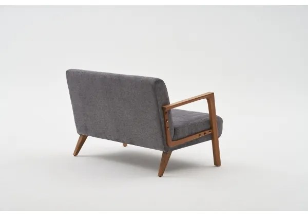 Canapea 2 locuri TUMI, gri