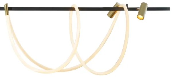 Lustră LED pe cablu Zuma Line 2200277L BALBO LED/67,5W/230V 2700-6000K + telecomandă