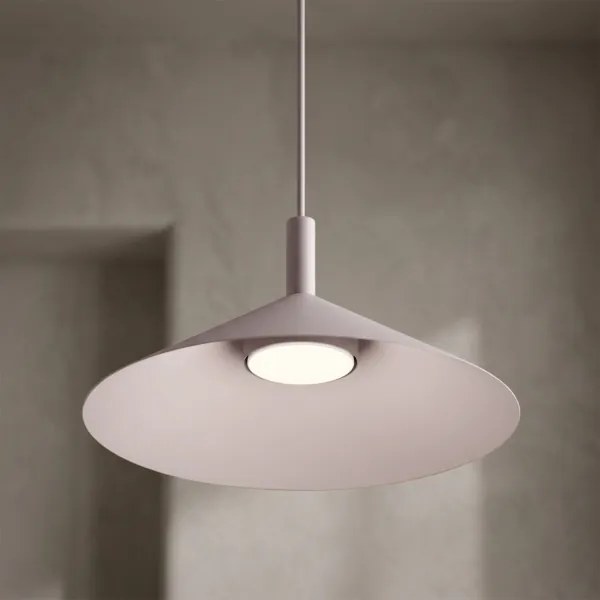 Lustră suspendată pe cablu ANEGA, 1x GX53, 15W, 230V, Ø 30 cm, crem