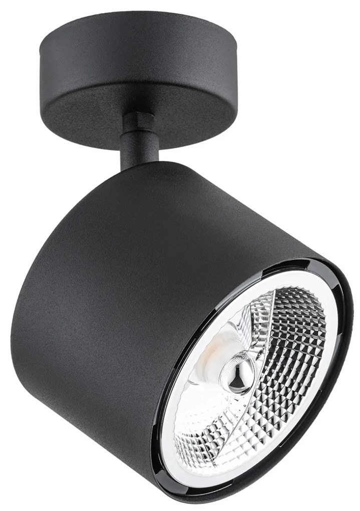 Aplica de perete/tavan cu spot ajustabil CLEAVLAND neagra