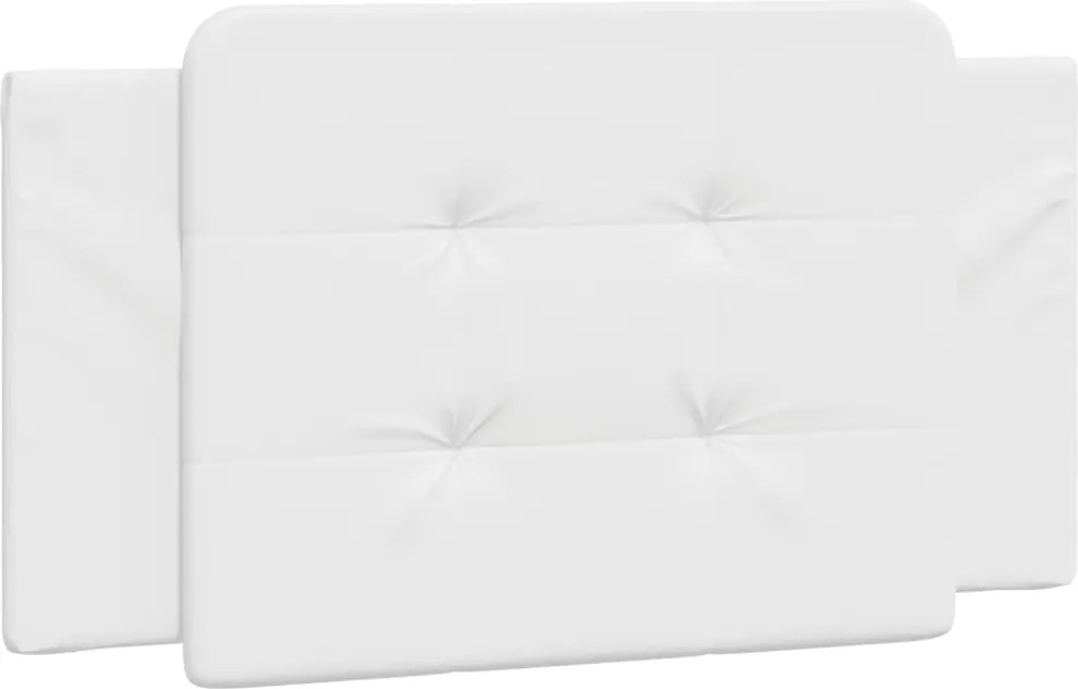 vidaXL Pernă pentru tăblie pat, Zadar, alb, 100 cm, piele artificială