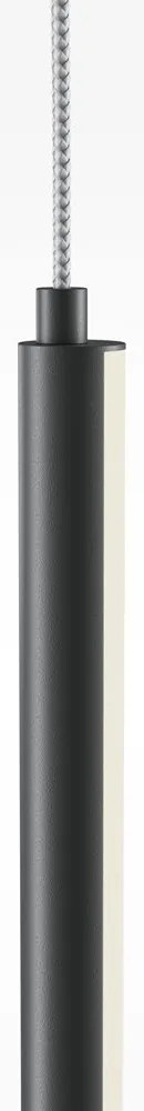 Pendul LED liniar stil minimalist Halo negru