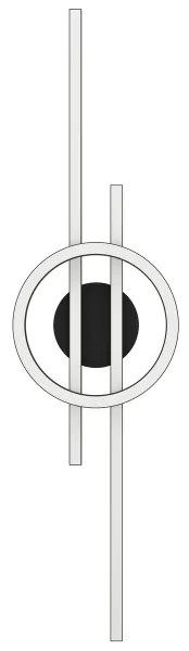 Plafonieră LED RGBW dimabilă Eglo 900953 AMANDOLO 23,5W/230V negru + telecomandă