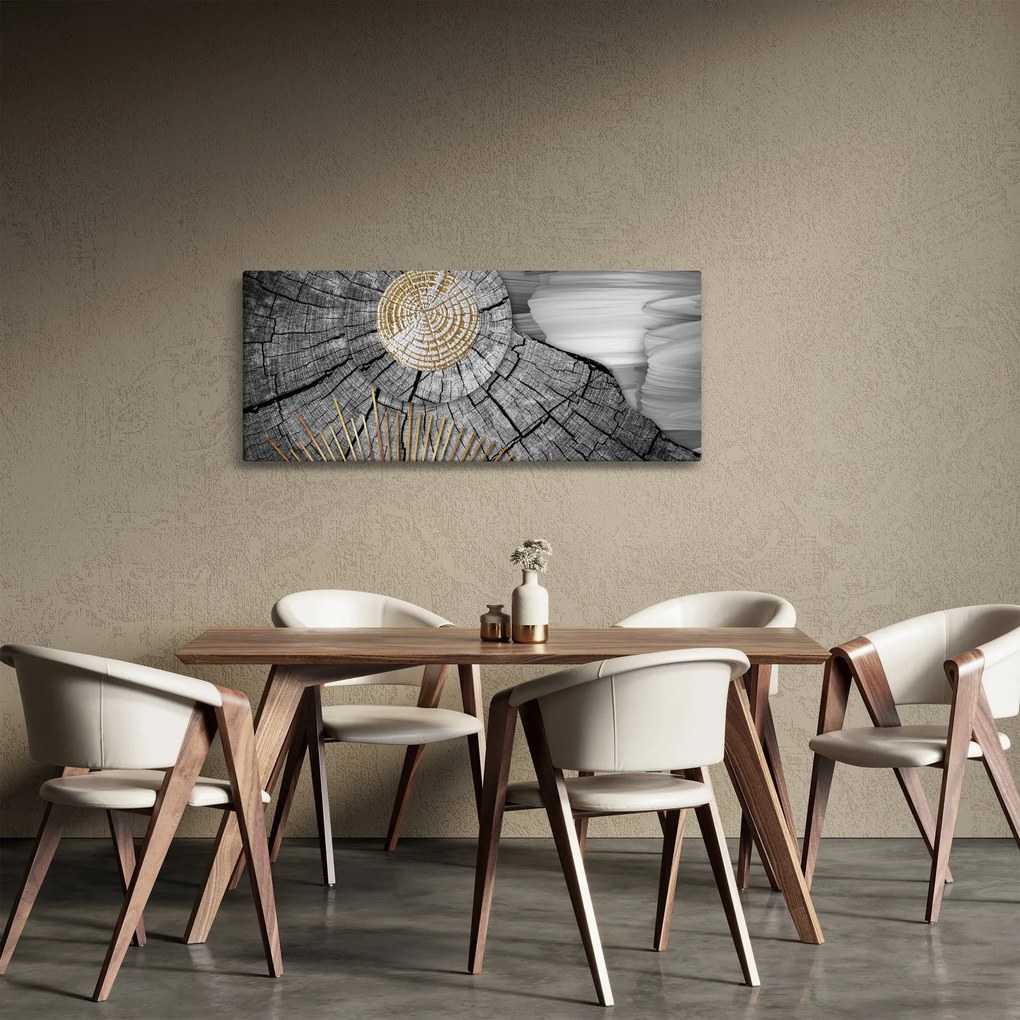 Tablou - Trunchiul copacului colaj (120x50 cm)