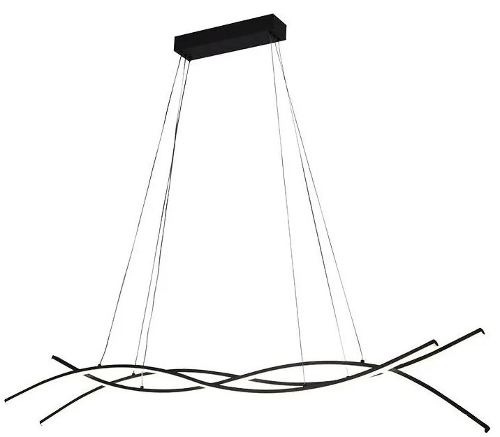 Lustră LED dimabilă aplicată LED/80W/230V 3000-6500K + telecomandă