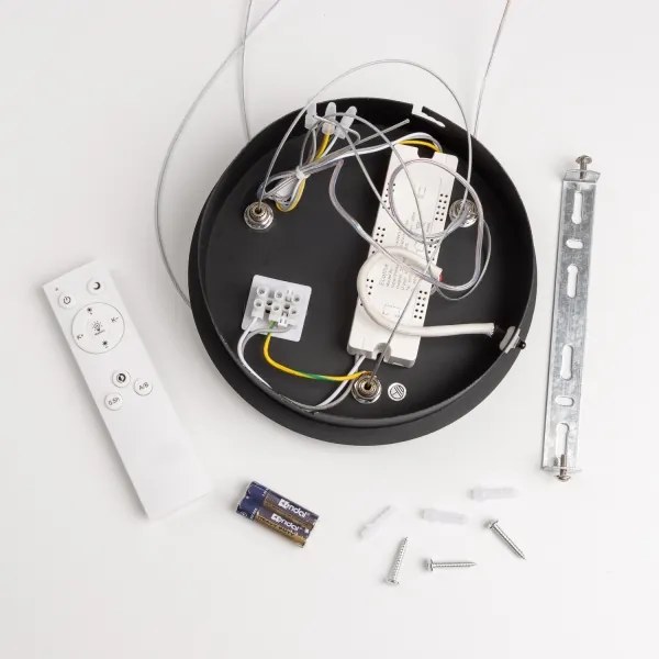 Brilagi - Pendul LED reglabil pe cablu LED/40W/230V 3000-6500K negru + telecomandă