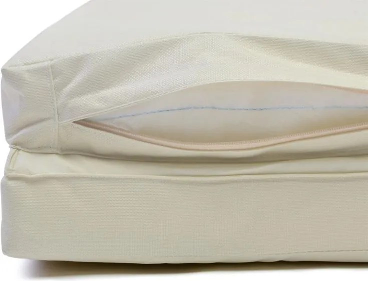 DIVERO Set de tapițerie pentru șezlong Garth, crem, 2 buc.