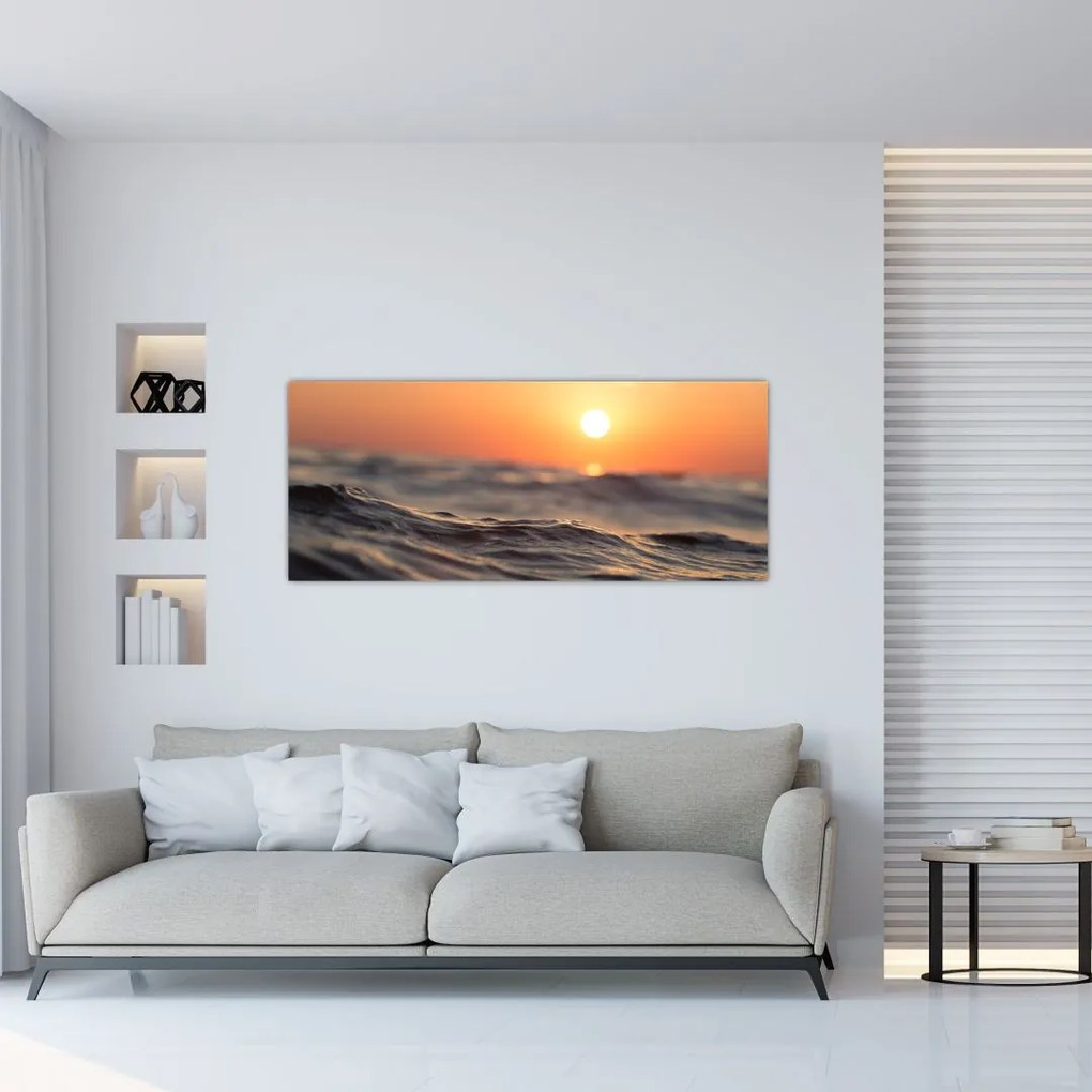 Tablou cu valul mării (120x50 cm)
