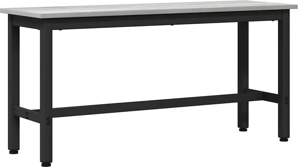 vidaXL Bancă de Dining Gri Sonoma 100 x 32,5 x 48,5 cm